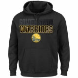 NBA Men's Golden State Warriors Color Pop Pullover Hoodie - Black