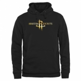 NBA Men's Houston Rockets Gold Collection Pullover Hoodie - Black
