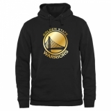 NBA Men's Golden State Warriors Gold Collection Pullover Hoodie - Black