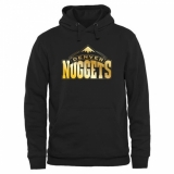 NBA Men's Denver Nuggets Gold Collection Pullover Hoodie - Black