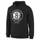 NBA Men's Brooklyn Nets Noches Enebea Pullover Hoodie - Black
