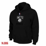NBA Men's Brooklyn Nets Pullover Hoodie - Black