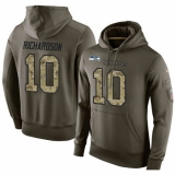 NFL Nike Seattle Seahawks #10 Paul Richardson Green Salute To Service Men's Pullover Hoodie