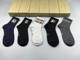 2023.10 (With Box) A Box of Burberry Socks (9)