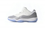 2023.11 (with original carbon fiber)Perfect Air Jordan 11 Low “Cement Grey”Women Shoes-SY (20)