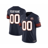 Men's Chicago Bears Active Player Custom 2023 F.U.S.E. Navy Throwback Limited Football Stitched Jersey