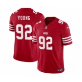 Men's San Francisco 49ers #92 Chase Young Red 2023 F.U.S.E. Football Stitched Jersey