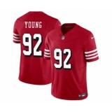 Men's San Francisco 49ers #92 Chase Young New Red 2023 F.U.S.E. Football Stitched Jersey