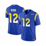 Men's Los Angeles Rams #12 Dresser Winn Blue 2023 F.U.S.E. Vapor Untouchable Football Stitched Jersey