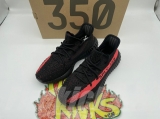 2023.8 Super Max Perfect Adidas Yeezy Boost 350 V2 “Core BlackRed”Real Boost Men And Women ShoesBY9612 -JB