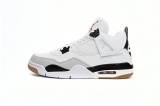 2023.12 (95% Authentic) Air Jordan 4 “White Black”Men And Women Shoes-G520 (72)