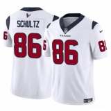 Men's Houston Texans #86 Dalton Schultz White 2023 F.U.S.E Vapor Untouchable Football Stitched Jersey