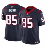Men's Houston Texans #85 Noah Brown Navy 2023 F.U.S.E. Vapor Untouchable Football Stitched Jersey