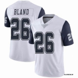 Men's Nike Dallas Cowboys #26 DaRon Bland White Stitched NFL Limited Rush Jersey