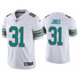 Men's Miami Dolphins #31 Byron Jones 2020 White Vapor Limited Stitched Jersey