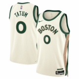 Men's Boston Celtics #0 Jayson Tatum White Draft Association Edition Stitched Basketball Jersey