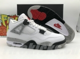 2023.7 (95% Authentic) Air Jordan 4 “White Cement” Men And Women Shoes-G (20)