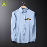 2023.7 Gucci long shirt shirt man M-3XL (17)