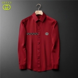 2023.7 Gucci long shirt shirt man M-3XL (13)