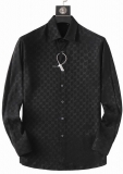 2023.8 Gucci long shirt shirt man M-3XL (37)