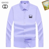 2023.9 Gucci long shirt shirt man S-4XL (69)