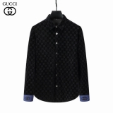 2023.11 Gucci long shirt shirt man M-3XL (100)