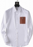 2023.6  Burberry  long shirt shirt man M-3XL (4)