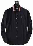 2023.8 Burberry long shirt shirt man M-3XL (52)