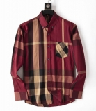 2023.10 Burberry long shirt shirt man S-3XL (132)