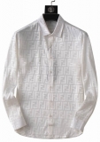 2023.5  Fendi  long shirt shirt man M-3XL (3)