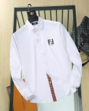 2023.9 Fendi long shirt shirt man M-4XL (50)