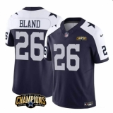 Men's Dallas Cowboys #26 DaRon Bland Navy White 2023 F.U.S.E. NFC East Champions Football Stitched Jersey