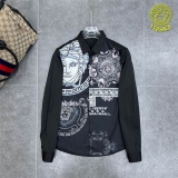 2023.4  Versace  long shirt shirt man M-3XL (96)