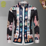 2023.8 Versace long shirt shirt man M-3XL (163)