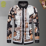 2023.8 Versace long shirt shirt man M-3XL (171)