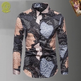 2023.8 Versace long shirt shirt man M-3XL (159)