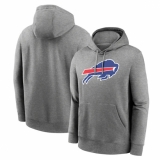 Men's Buffalo Bills Heather Gray Primary Logo Long Sleeve Hoodie