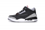 2023.12 (95% Authentic) A Ma Maniere x Air Jordan 3 “Black Cement” Men And Women Shoes-G (23)