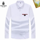 2024.1 Prada long shirt shirt man S-4XL (40)