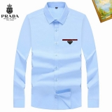 2024.1 Prada long shirt shirt man S-4XL (39)