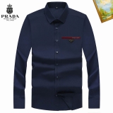 2024.1 Prada long shirt shirt man S-4XL (43)