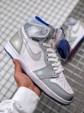 2024.3 Air Jordan 1 High Zoom R2T “Racer Blue” Men And Women Shoes AAA -SY (17)