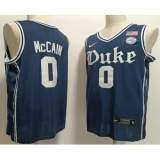 Men's Duke Blue Devils #0 Jared McCAIN Navy College Basketball Jersey