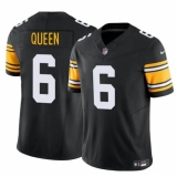 Men's Pittsburgh Steelers #6 Patrick Queen Black 2023 F.U.S.E. Vapor Untouchable Limited Football Stitched Jersey