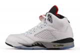 2024.3 Perfect Air Jordan 5 “White Cement”Men And Women Shoes -ZL (13)