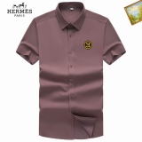 2023.6 Hermes  short shirt Man S-4XL (8)