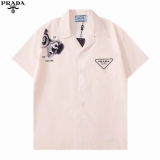 2023.4 Prada  short shirt Man M-3XL (2)