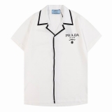 2023.8 Prada short shirt Man M-3XL (32)
