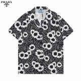 2023.8 Prada short shirt Man M-3XL (38)