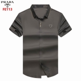 2023.11  Prada short shirt Man M-3XL (42)